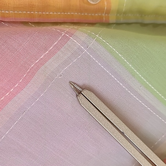 Wrangler Vintage Rare 1970's Hippie Rainbow Pastel Plaid Button Up Shirt XS/Smal - Picture 13 of 16